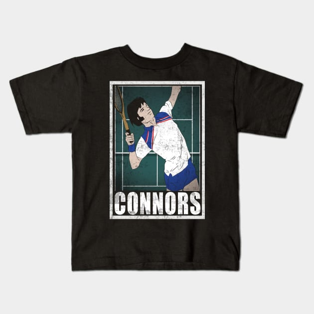 Connors Tennis Player Hero Vintage Grunge